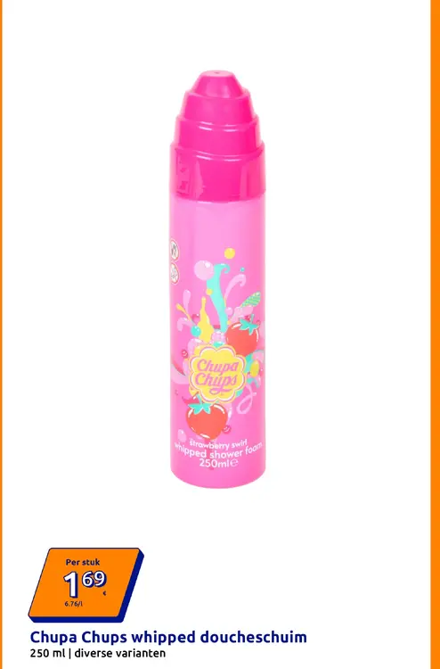Promotie: Chupa Chups whipped doucheschuim