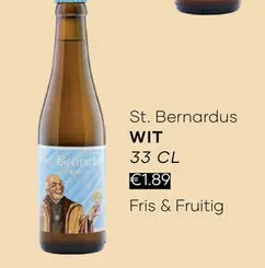 Aanbieding: St. Bernardus WIT