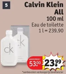 Promotie: Calvin Klein All