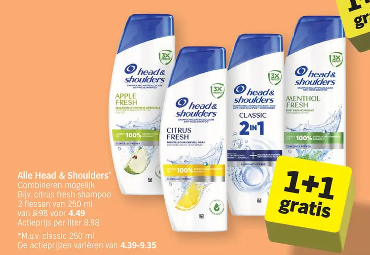 Promotie: Alle Head & Shoulders