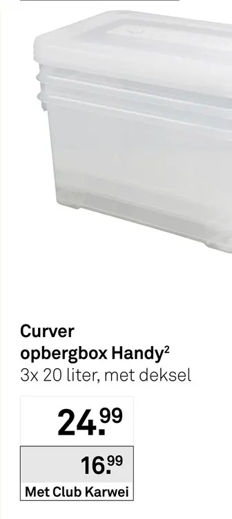 Aanbieding: Curver opbergbox Handy²