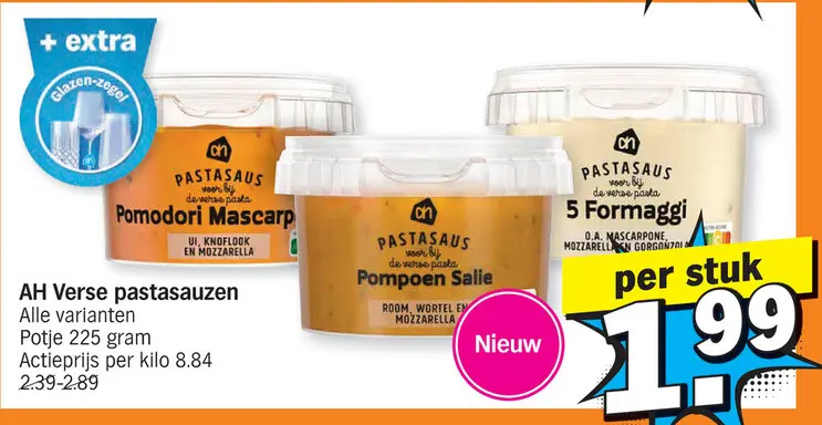 Aanbieding: Verse pastasauzen