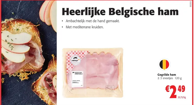 Aanbieding: Gegrilde ham