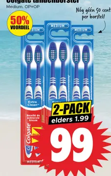 Aanbieding: Colgate tandenborstel Medium