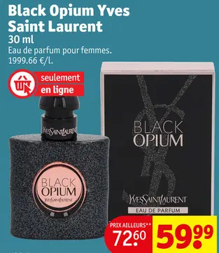 Offre: Black Opium Yves Saint Laurent