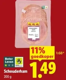 Aanbieding: Schouderham