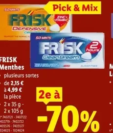 Offre: FRISK Menthes