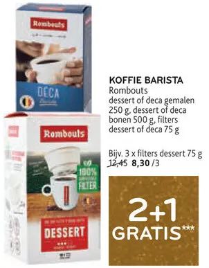 Promotie: Koffie barista