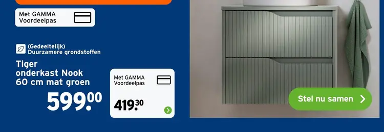 Aanbieding: Tiger onderkast Nook