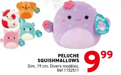 Offre: Peluche squishmallows