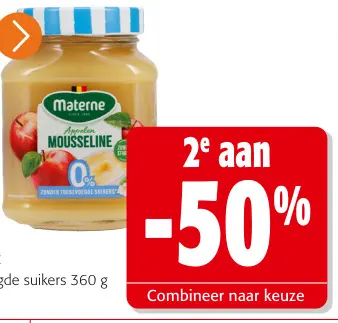 Promotie: Appelen Mousseline