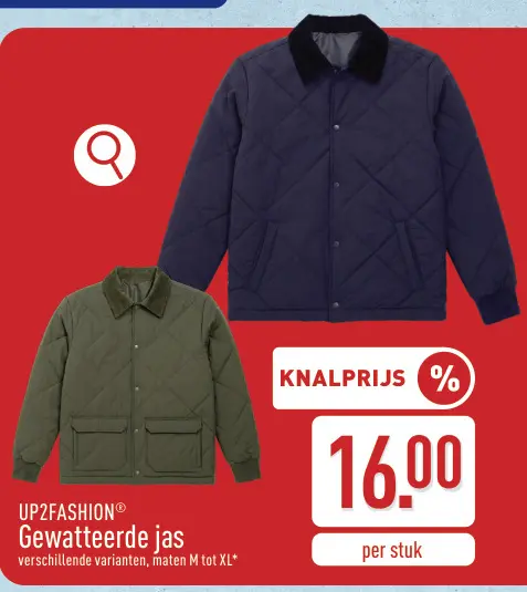 Promotie: Gewatteerde jas