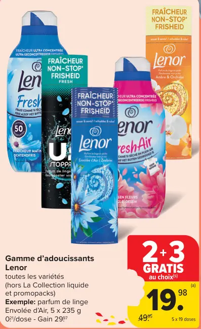 Offre: Gamme d'adoucissants
