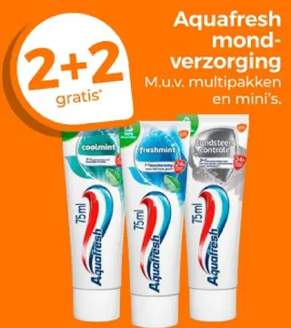 Aanbieding: Aquafresh mondverzorging