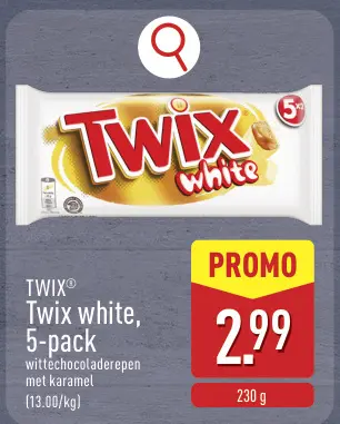 Promotie: Twix white