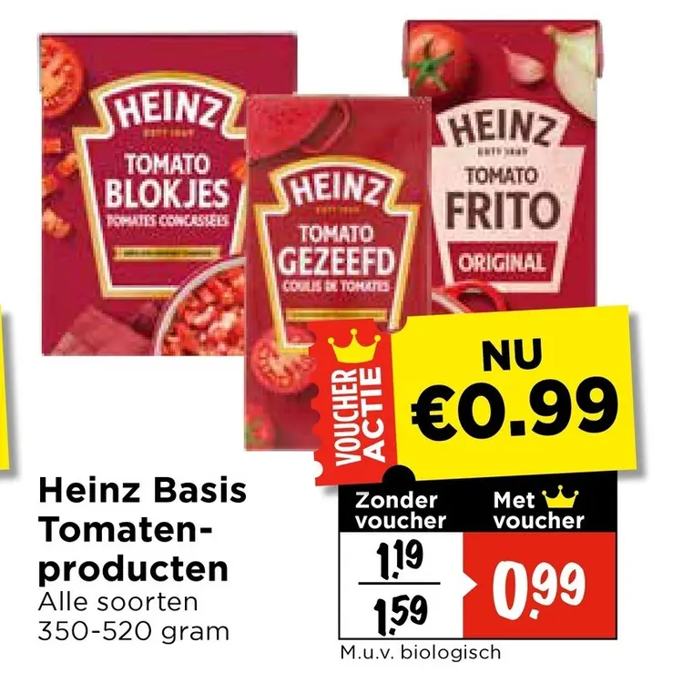 Aanbieding: Heinz Basis Tomatenproducten