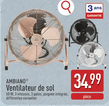 Offre: AMBIANO® Ventilateur de sol