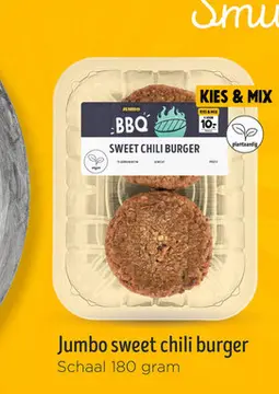 Aanbieding: Jumbo sweet chili burger