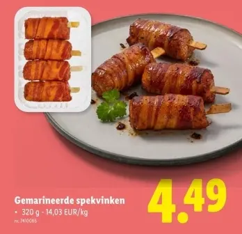 Promotie: Gemarineerde spekvinken