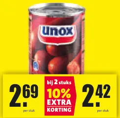 Aanbieding: Unox Knakworsten