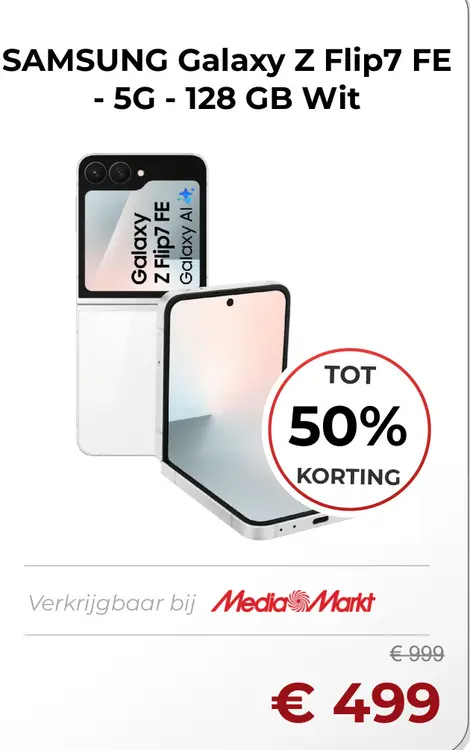 Aanbieding: Galaxy Z Flip7 FE