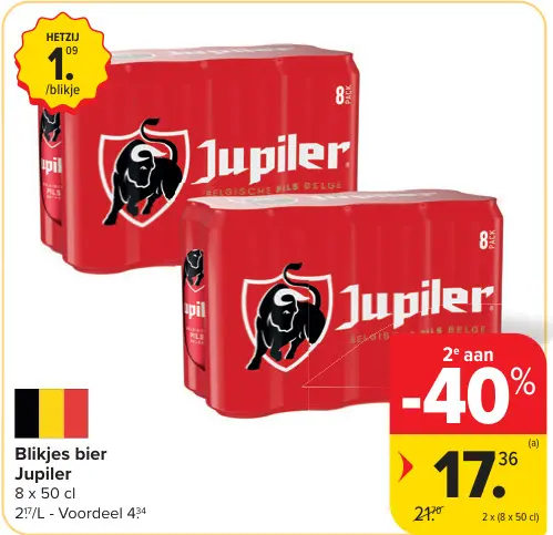 Promotie: Blikjes bier