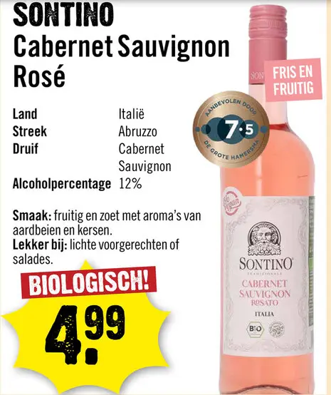 Aanbieding: Cabernet Sauvignon Rosé