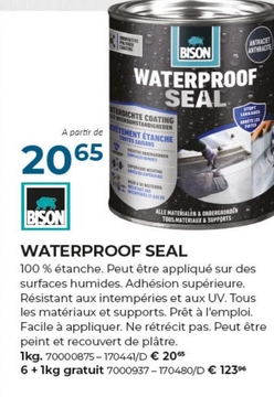 Offre: BISON ANTRACIET ANTHRACITE WATERPROOF SEAL