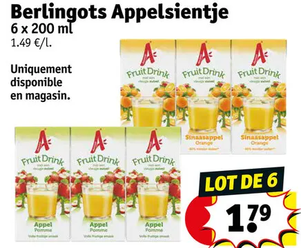 Offre: Berlingots Appelsientje