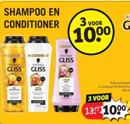 Promotie: Shampoo en Conditioner