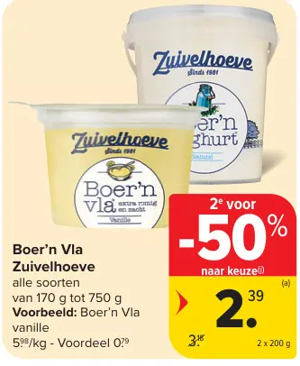 Promotie: Boer'n Vla