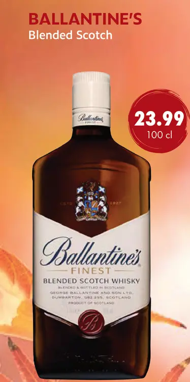 Aanbieding: Ballantine's Blended Scotch