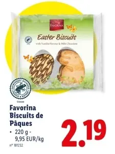 Offre: Biscuits de Pâques