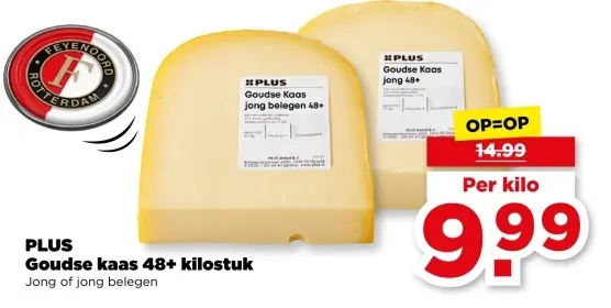 Aanbieding: Goudse kaas 48+ kilostuk