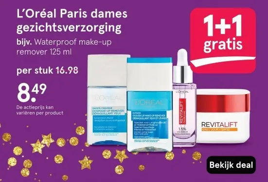 Aanbieding: dames gezichtsverzorging