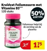 Aanbieding: Foliumzuur met Vitamine D3