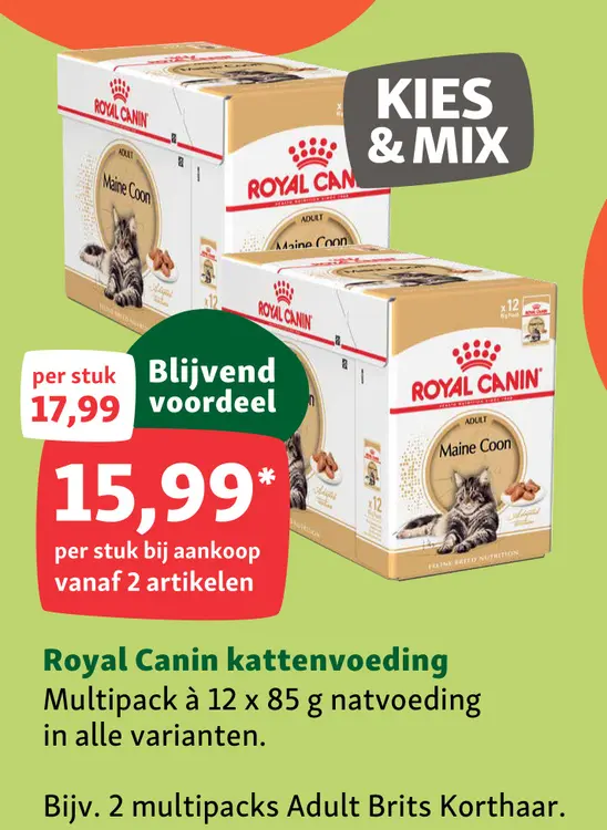 Aanbieding: kattenvoeding
