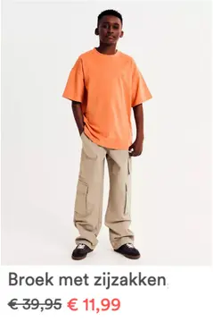 Aanbieding: Broek met zijzakken