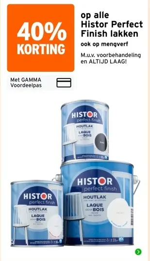 Aanbieding: Histor Perfect Finish lakken
