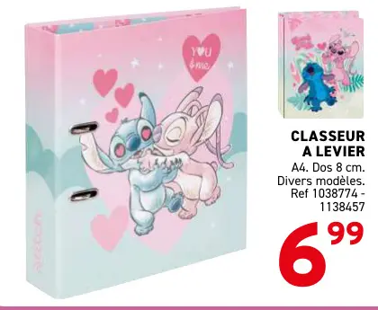 Offre: Classeur a levier