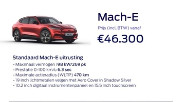 Aanbieding: Mach - E