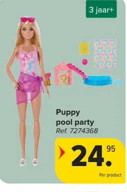 Aanbieding: Puppy pool party