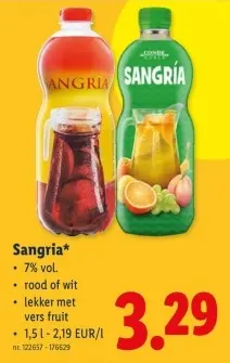 Promotie: Sangria