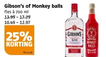 Aanbieding: Gibson's of Monkey balls