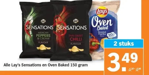 Aanbieding: Sensations en Oven Baked