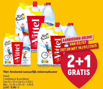 Aanbieding: Natuurlijk mineraalwater niet bruisend