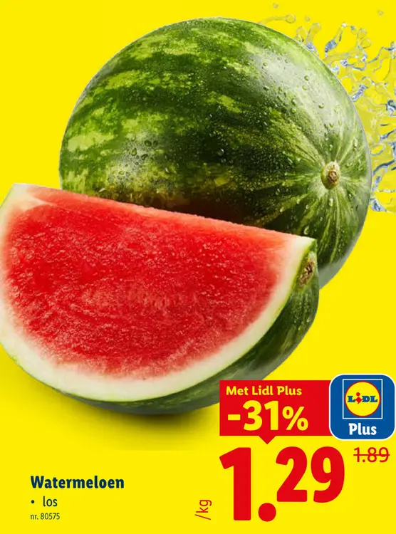 Promotie: Watermeloen