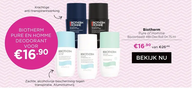Aanbieding: Biotherm Pure of Homme