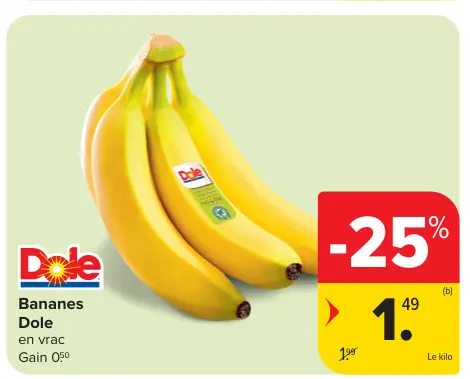 Offre: Bananes