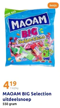 Aanbieding: MAOAM BIG Selection uitdeelsnoep